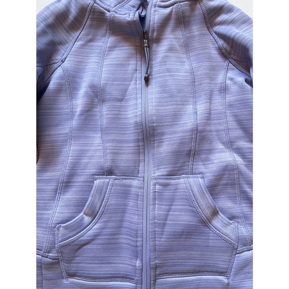 90 Degree By Reflex Girl's Purple Full Zip Hooded Jacket • Size S (7/8) 🗣 - Picture 4 of 5
